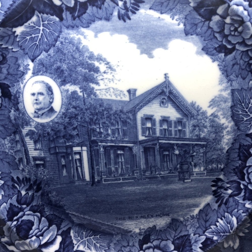 Vintage Wedgwood The McKinnley House Plate - Picture 3 of 7